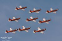 Die Diamant-Formation des PC-7 Teams Die Diamant-Formation des PC-7 Teams