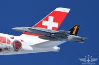 Die Fliegerstaffel 11 begleitete den ersten A350 von SWISS Die Fliegerstaffel 11 begleitete den ersten A350 von SWISS