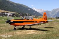 Der PC-7 T7-FUN vom Fliegermuseum Altenrhein in Münster