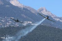 Die North American T-6G Texan F-AZTL und die D-3801 Morane HB-RCF