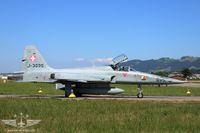 Der J-3095 ist der letzte graue Einsitzer F-5 E Der J-3095 ist der letzte graue Einsitzer F-5 E